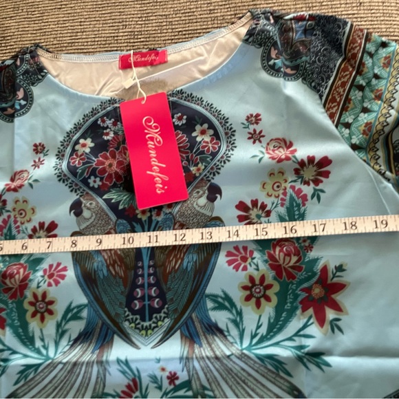 Bohemian Blue Printed Top - Picture 10 of 14